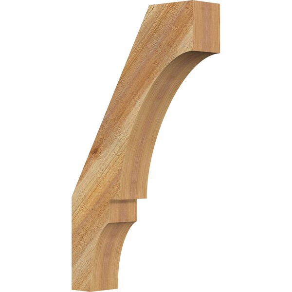 Ekena Millwork 4"W x 16"D x 28"H Balboa Rough Sawn Knee Brace, Western Red Cedar BRC04X16X28BOA00RWR - main
